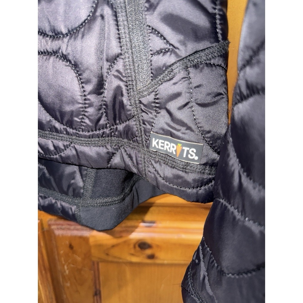 Kerrits Jacket Coat Puffer Quilted Women's L Black Horseback Riding Equestrian - Picture 5 of 9